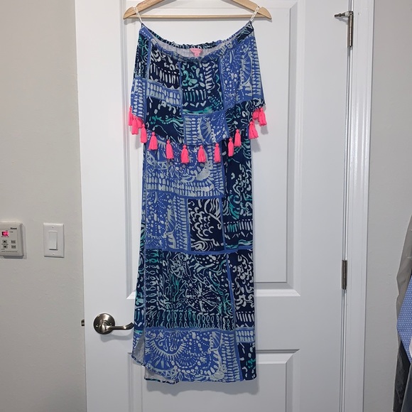 Lilly Pulitzer strapless dress
